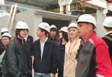Хабаровская СРО организовала для школьников строительных классов экскурсию на завод железобетонных изделий