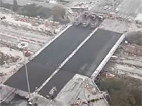 В Пекине за 43 часа разобрали старый и собрали новый автомобильный мост на шесть полос