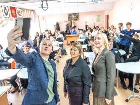 Хабаровская СРО ведёт системную профориентационную работу среди студентов и школьников, организуя их встречи со строителями 
