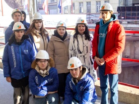 По инициативе самарской СРО представители Молодёжного совета и студенты профильного колледжа увидели завершение проходки