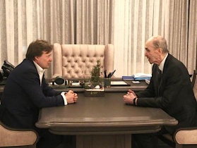 Антон Глушков и Анвар Шамузафаров подвели итоги совместного сотрудничества НОСТРОЙ и НОПРИЗ в уходящем году