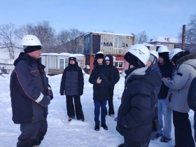 Хабаровская СРО организовала для учеников профильного класса экскурсию по действующей стройплощадке