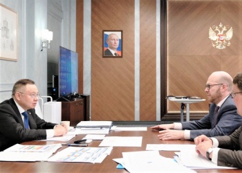 Ирек Файзуллин и Степан Солженицын обсудили более активное внедрение золошлаковых материалов в строительной отрасли