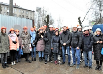 Архангельские саморегуляторы организовали для студентов вуза экскурсию на стройплощадку компании, члена СРО