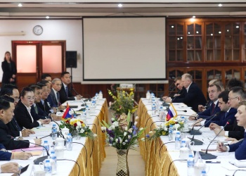 Ирек Файзуллин в составе российской делегации принял участие в Заседании Межправительственной Российско-Лаосской комиссии            
