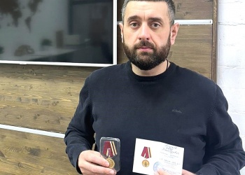 Представитель ставропольской СРО Иван Агарков награждён медалью «Участнику специальной военной операции»