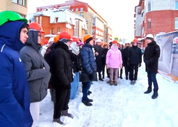 Архангельская СРО организовала для студентов очередную экскурсию на стройплощадку, где возводят жилой комплекс