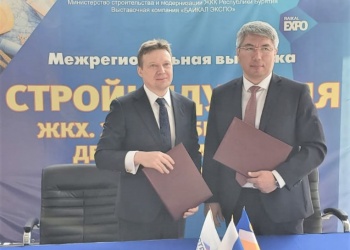 Антон Глушков и Алексей Цыденов подписали Соглашение о сотрудничестве между НОСТРОЙ и Правительством Республики Бурятия