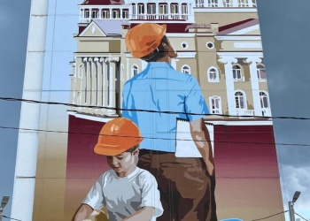 СРО из Мордовии решила создать мурал по эскизу первокурсницы, победившей в студенческом конкурсе