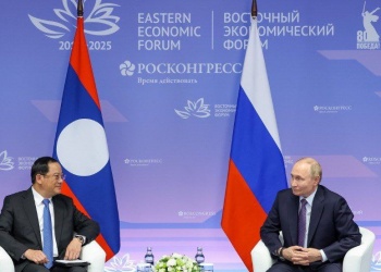 Во встрече Владимира Путина и Сонсай Сипхандон на полях ВЭФ-2025 принял участие Ирек Файзуллин