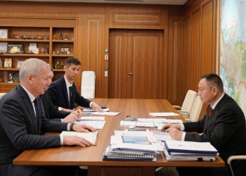 Ирек Файзуллин и Владислав Иванов обсудили вопросы, находящихся в ведении Судебного департамента ВС РФ