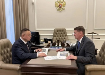 Ирек Файзуллин и Андрей Шевченко обсудили актуальные вопросы развития жилищного строительства и модернизации ЖКХ 