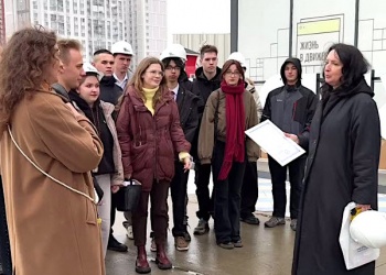 Самарская СРО организовала экскурсию студентов к застройщику в рамках проекта «Диалог со строителями» 