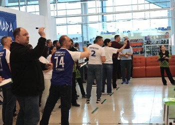 В проводимой при поддержке и активном участии уральской СРО Спартакиаде строителей прошли соревнования по дартсу 