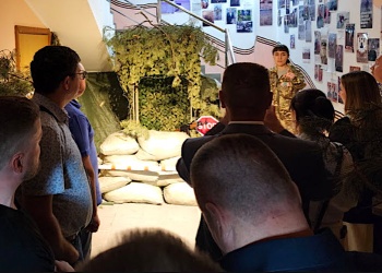 Уральская СРО помогла открыть волонтёрскую экспозицию, посвящённую бойцам Специальной военной операции